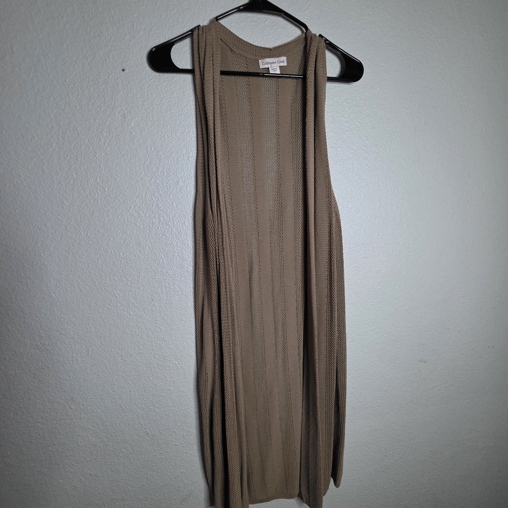 Coldwater Creek Taupe Knit Top